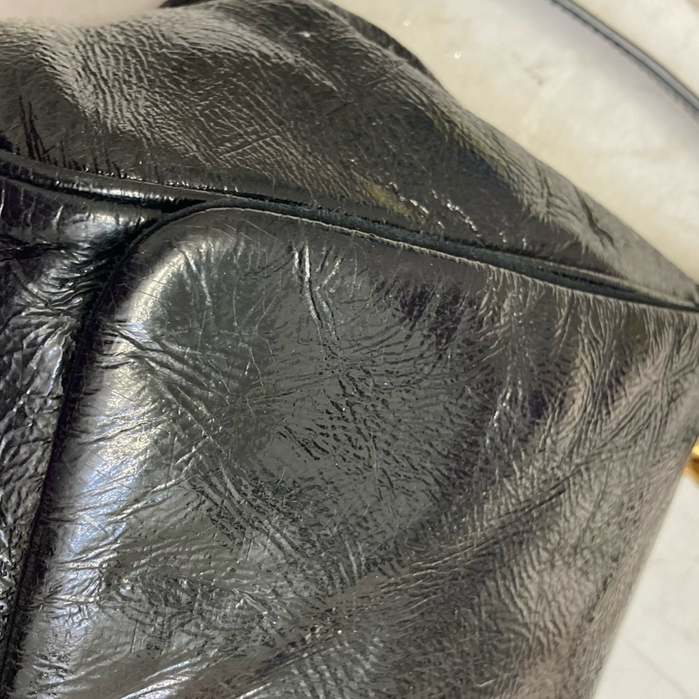 Dolce & gabbana black patent leather satchel bag - Picture 12 of 12